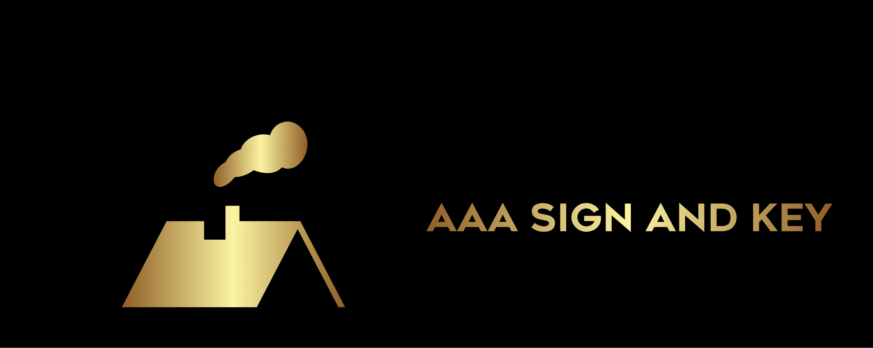 AAA Sign & Key logo