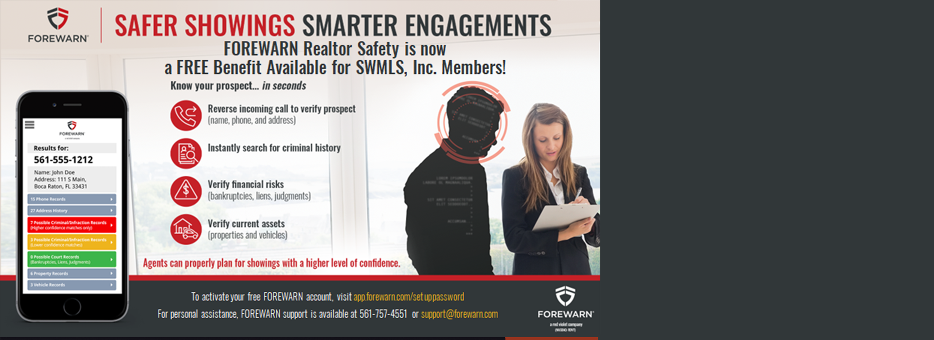 Activate Your FOREWARN Account Now!