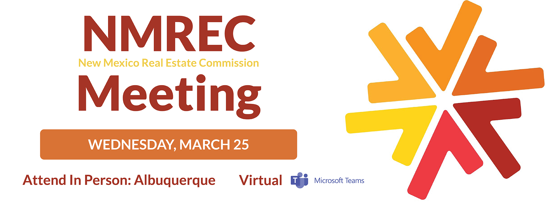 New Day and Time for NMREC Meeting