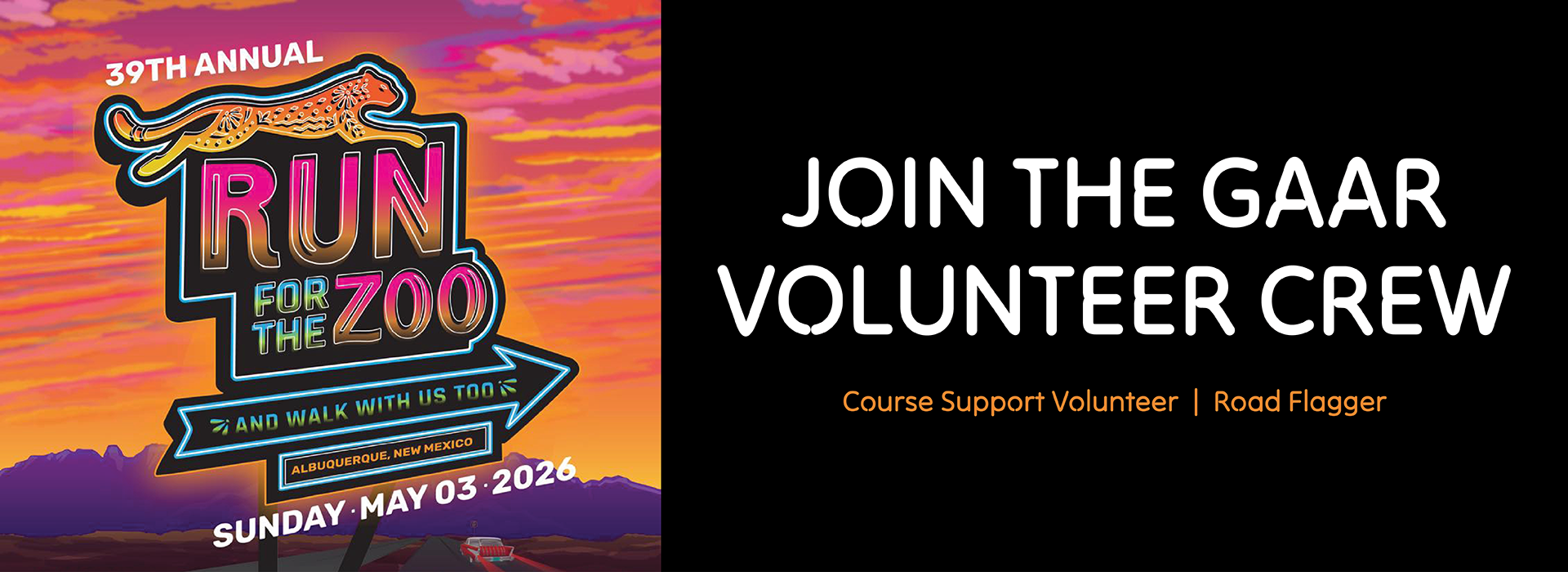 Support the Runners & The Zoo!