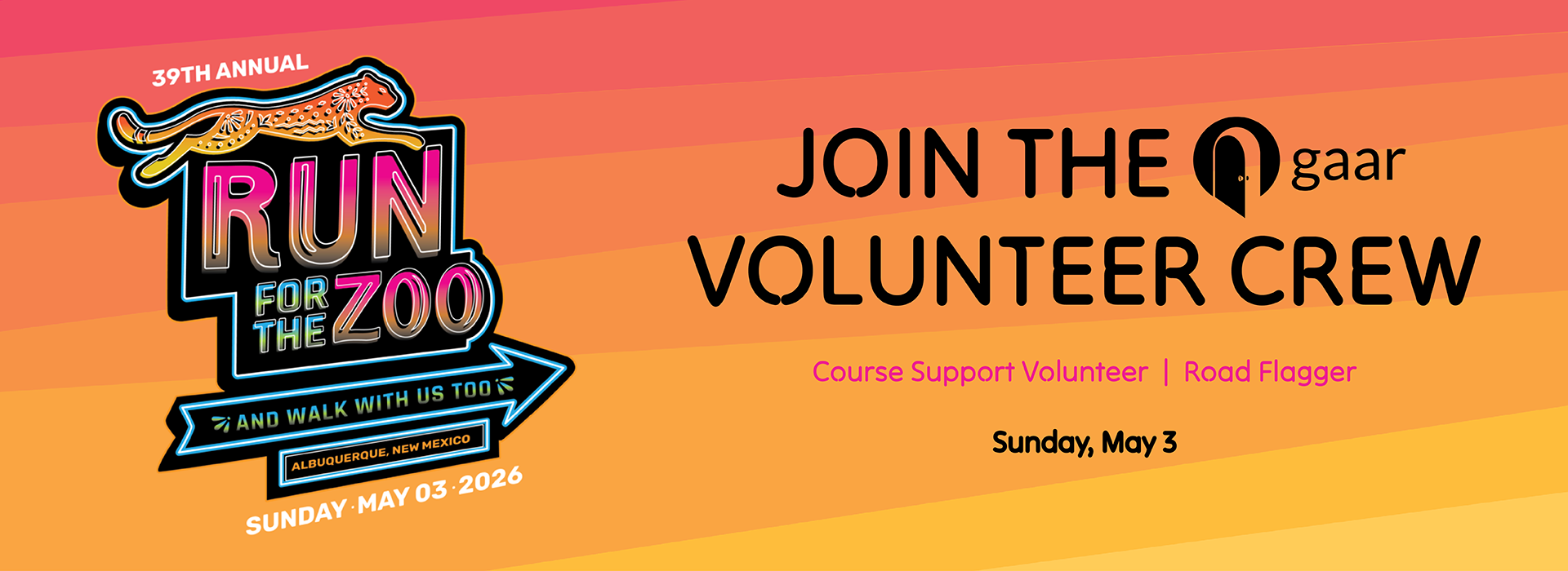 Support the Runners & The Zoo!