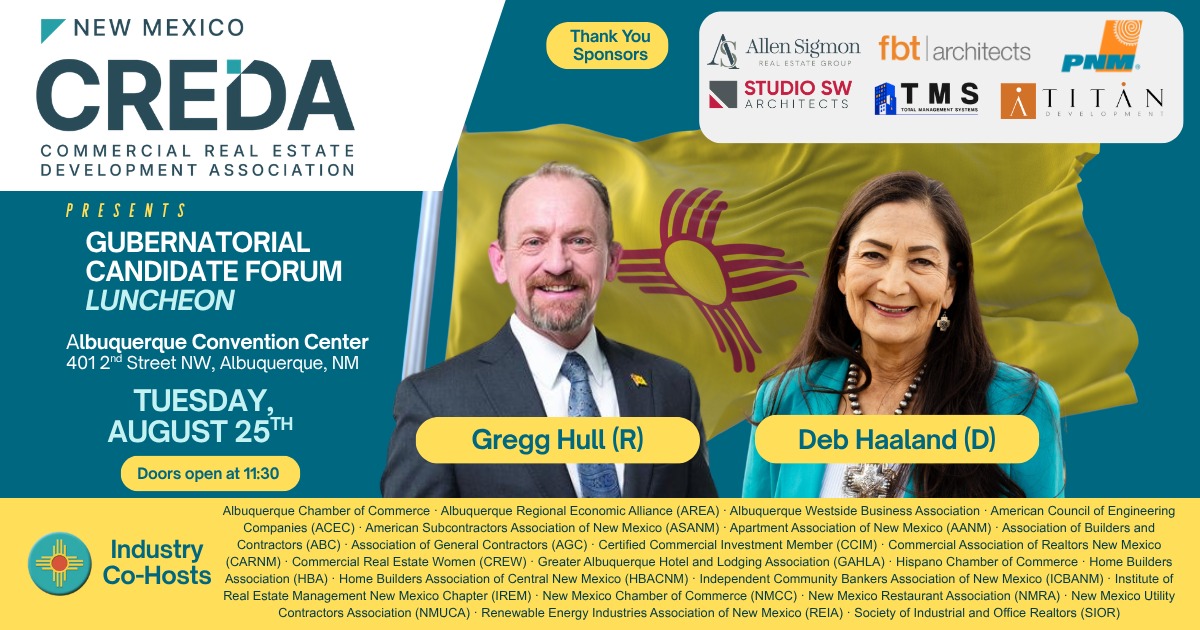 CREDA New Mexico to Host 2026 Gubernatorial Candidate Luncheon