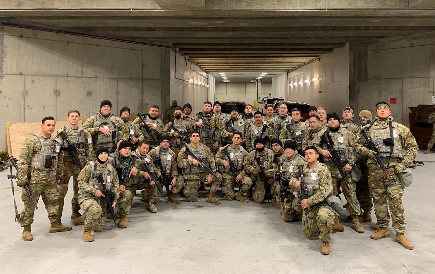 Staff Serves in National Guard Mission at U.S. Capitol