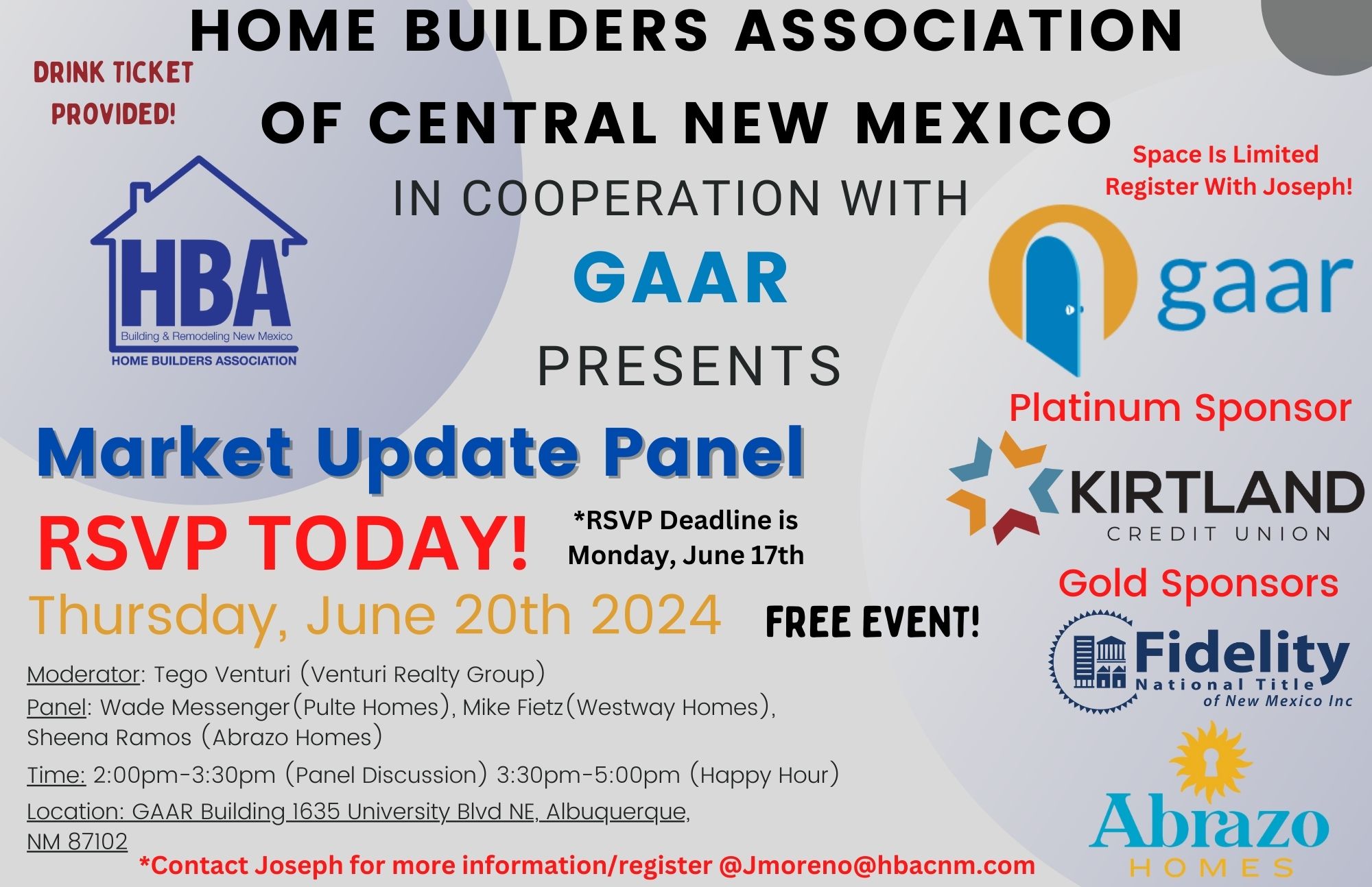 HBA Presents a Market Update on New Construction: Thursday, June 20th ...
