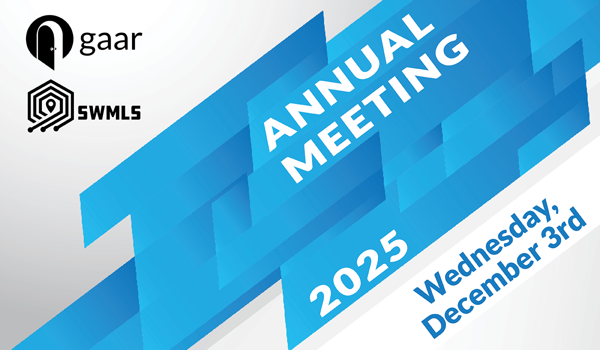 30-Day Notice: 2025 GAAR/SWMLS Annual Meeting + SWMLS Bylaw Changes