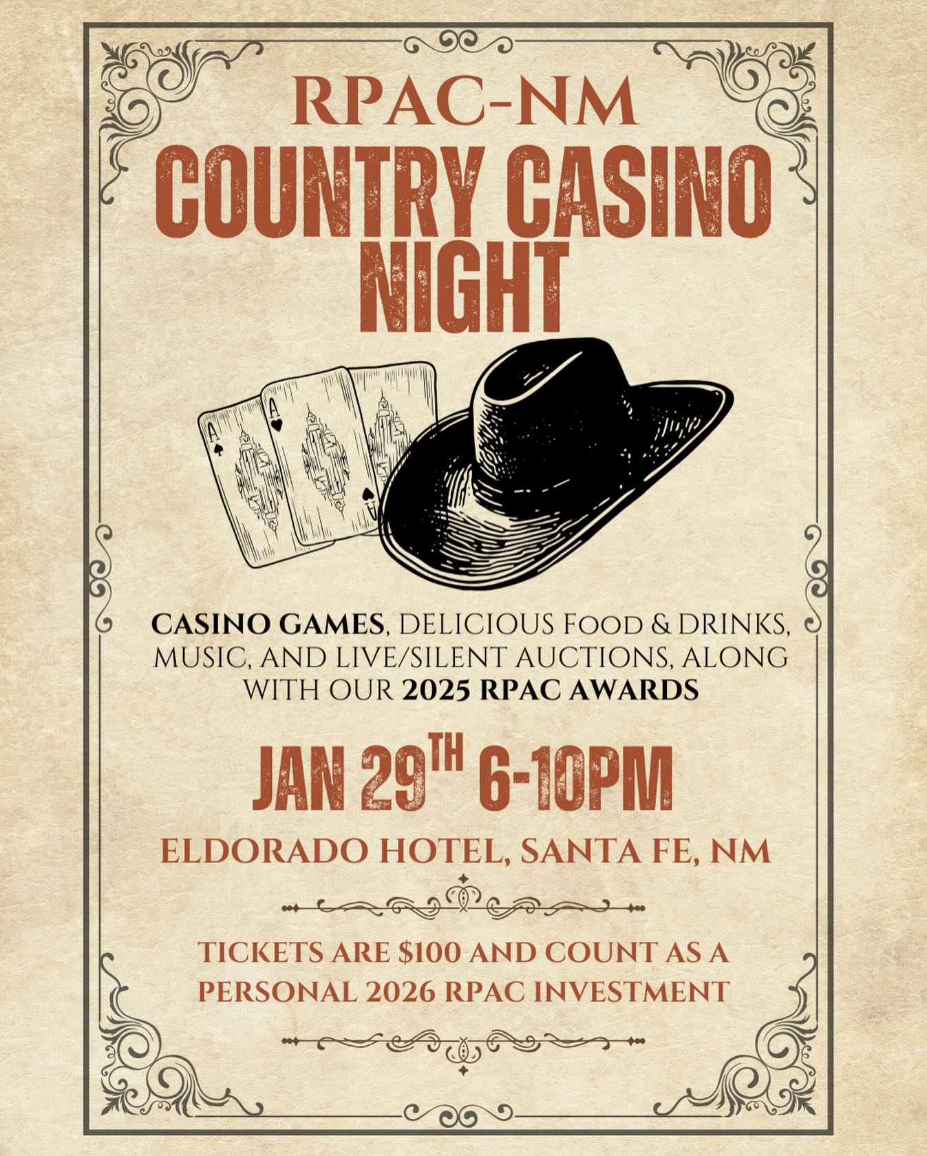 RPAC-NM Country Casino Night
