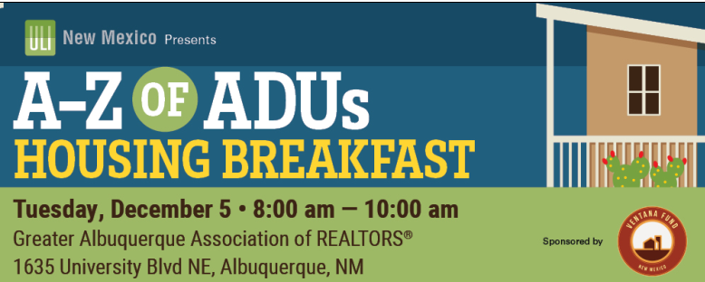 A-Z of ADUs on Tuesday, December 5th