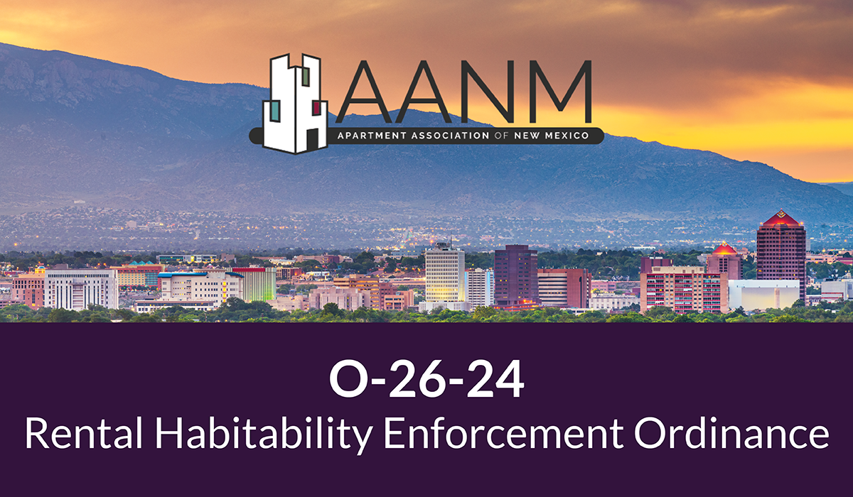 AANM Shares Guidance on Albuquerque’s New Rental Habitability Ordinance