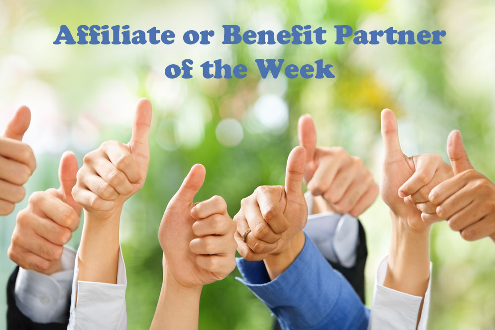 Affiliate or Benefit Partner of the Week