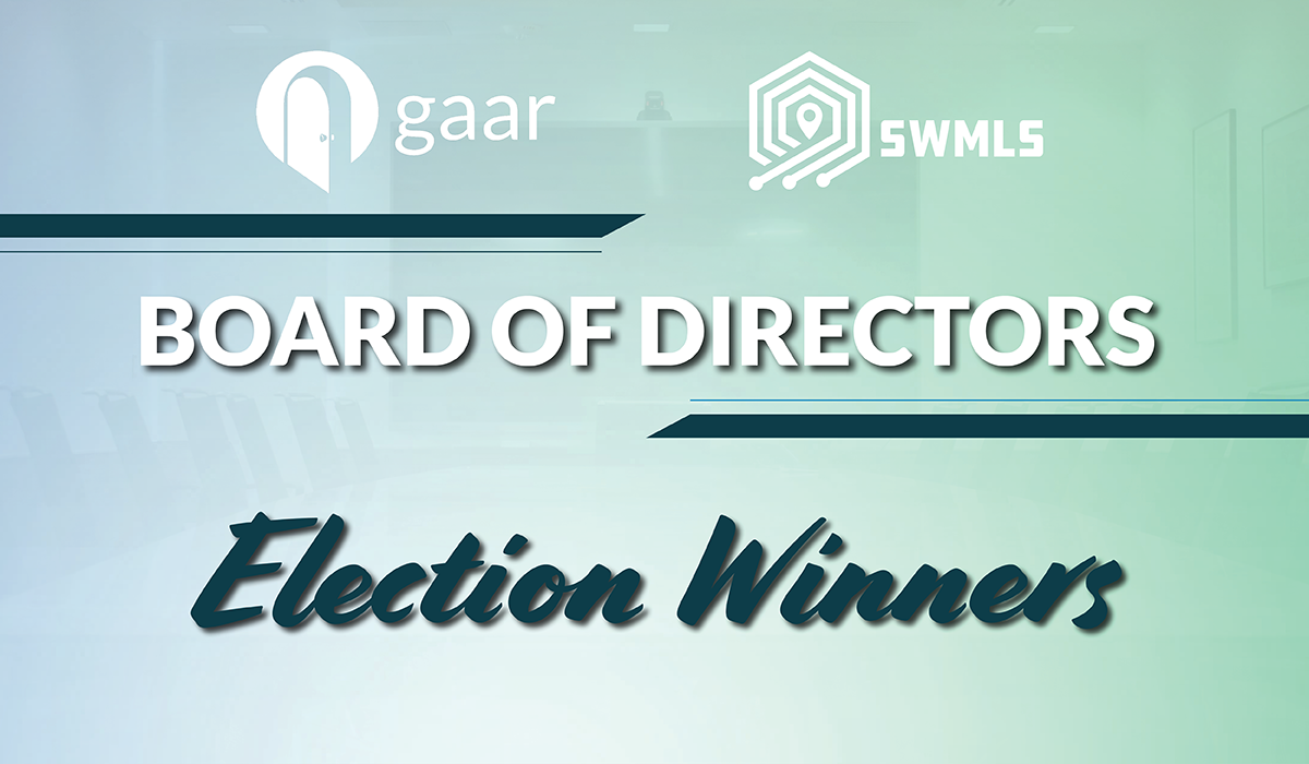 Election Results: 2026 GAAR & SWMLS Board of Directors