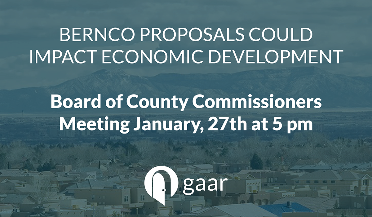 Bernalillo County Proposals and Economic Development Impacts | Jan. 27 Hearing