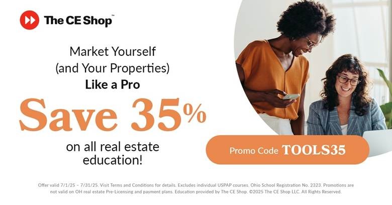 CE Shop offers 35% off in July