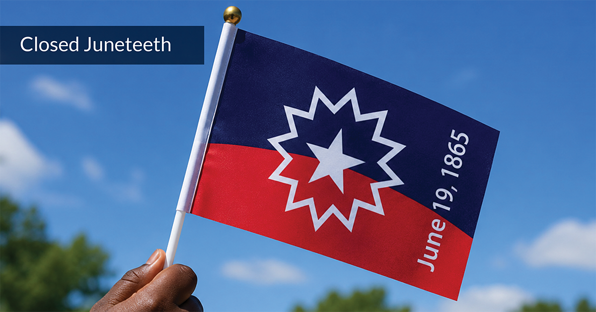 GAAR Offices Closed Friday, June 19th