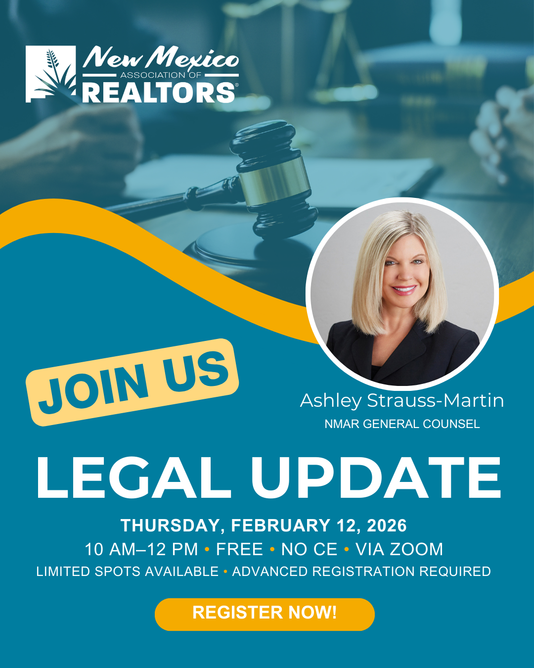 Virtual NMAR Legal Update this Thursday!