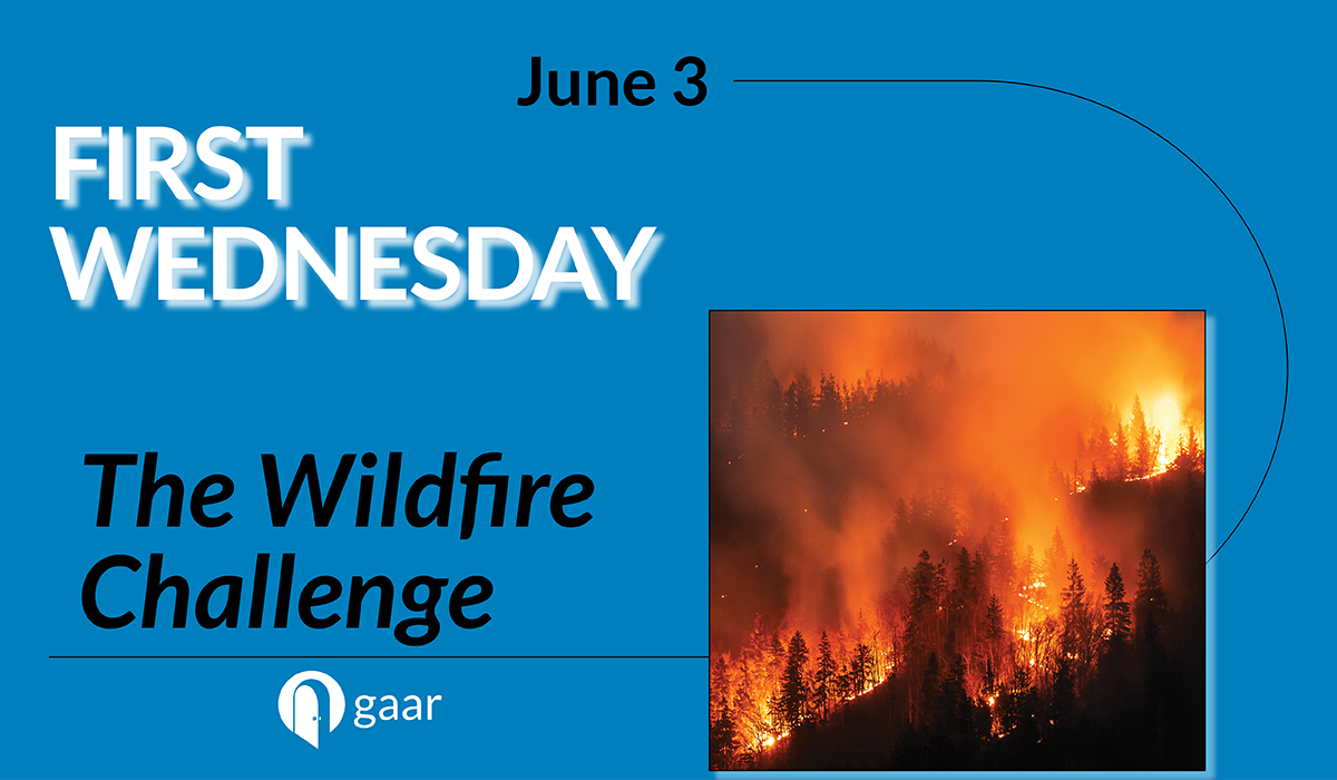 FIRST WED: The Wildfire Challenge on June 3