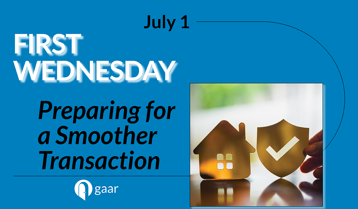 JULY FIRST WED: Lessons Learned from Today’s Transactions