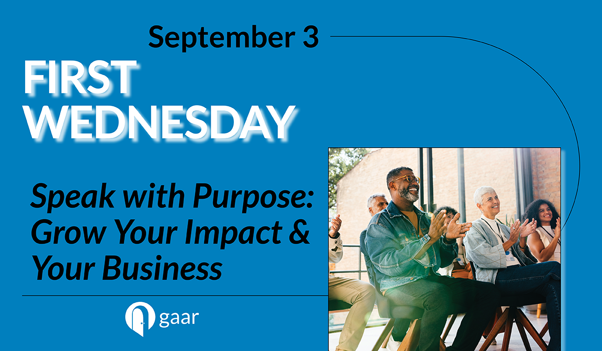 Speak with Purpose: Grow Your Impact & Your Business on Sept. 3rd