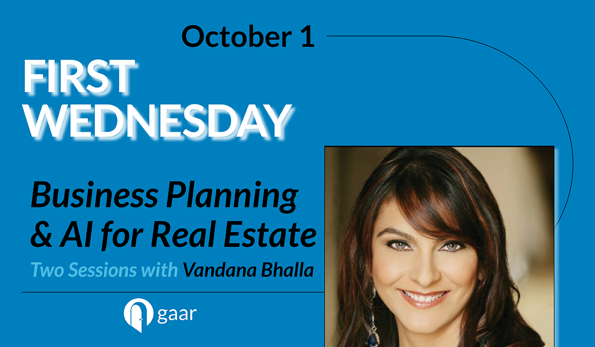 Business Planning & AI for Real Estate with Vandana Bhalla
