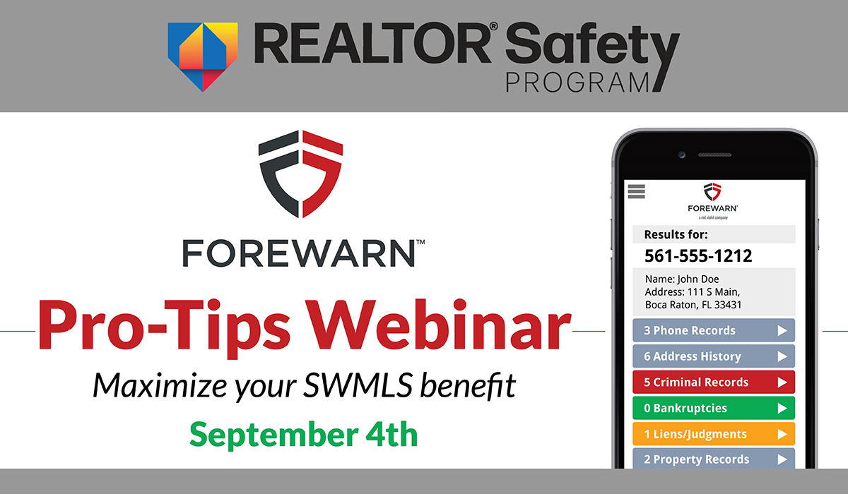Safety Month Event: FOREWARN Webinar on September 4th