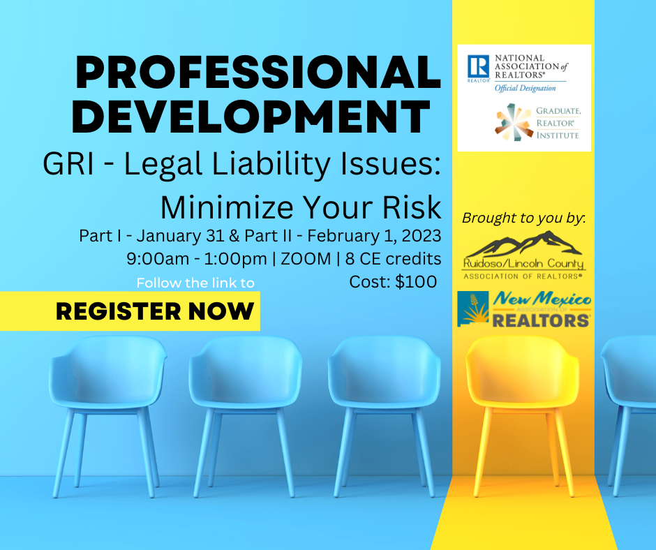 NMAR Hosts GRI Legal Liabilities: Minimize Your Risk