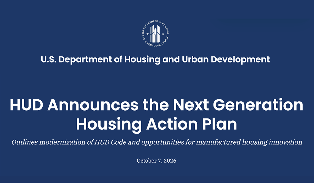 HUD Unveils Plan to Modernize Manufactured Housing and Expand Affordable Housing Options