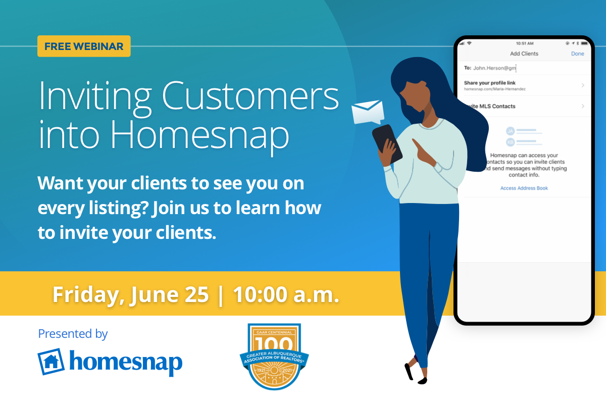 Homesnap Webinar on Friday, June 25th