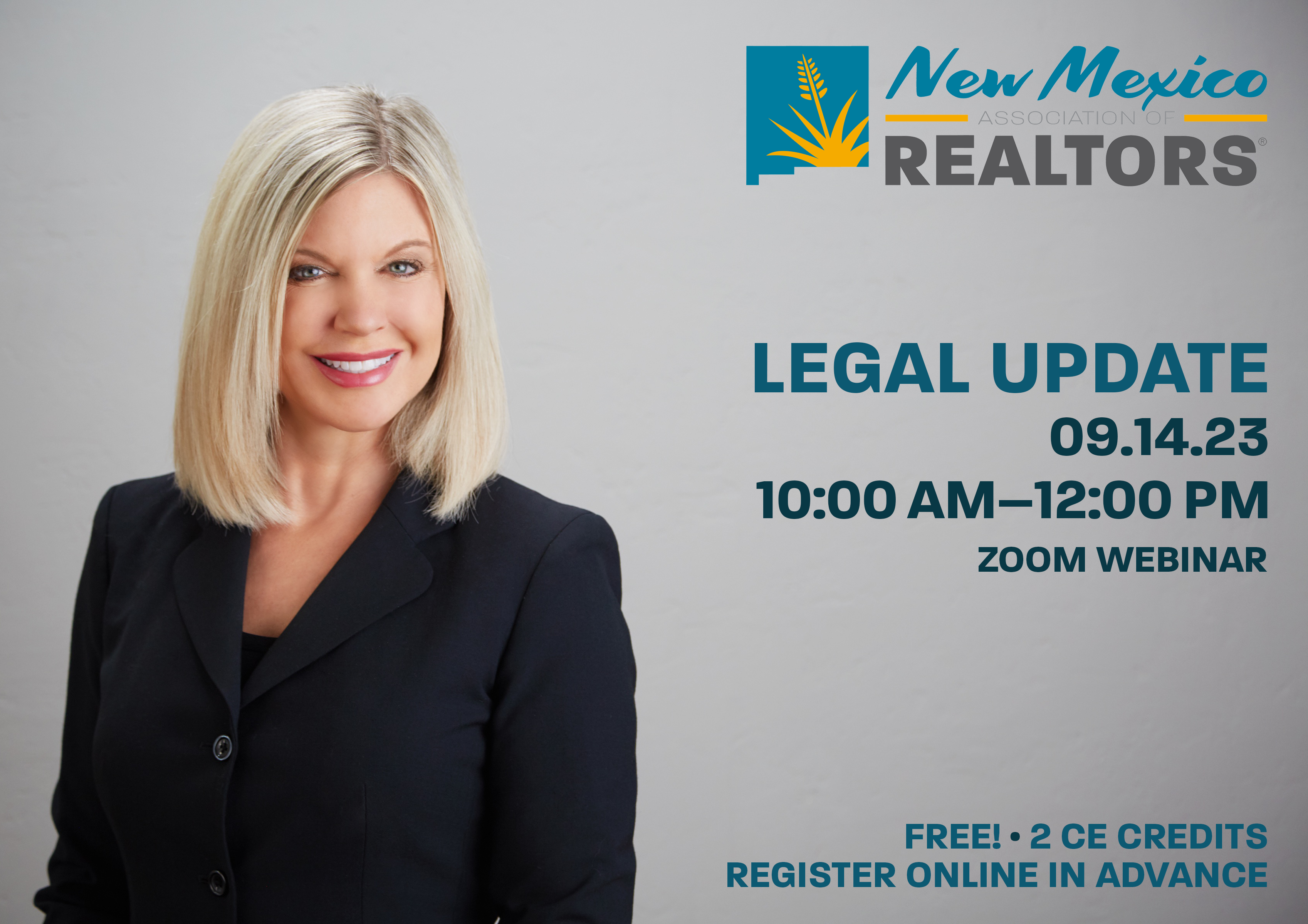 NMAR provides Free Legal Update on September 14th