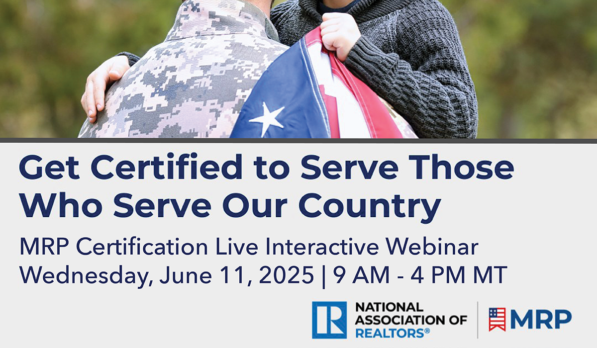 Military Relocation Professional (MRP) Live Virtual Course on 6/11/25