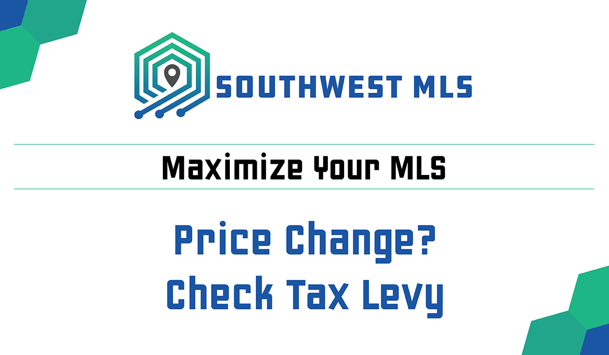 Importance of Updating Tax Levy When Changing Listing Price