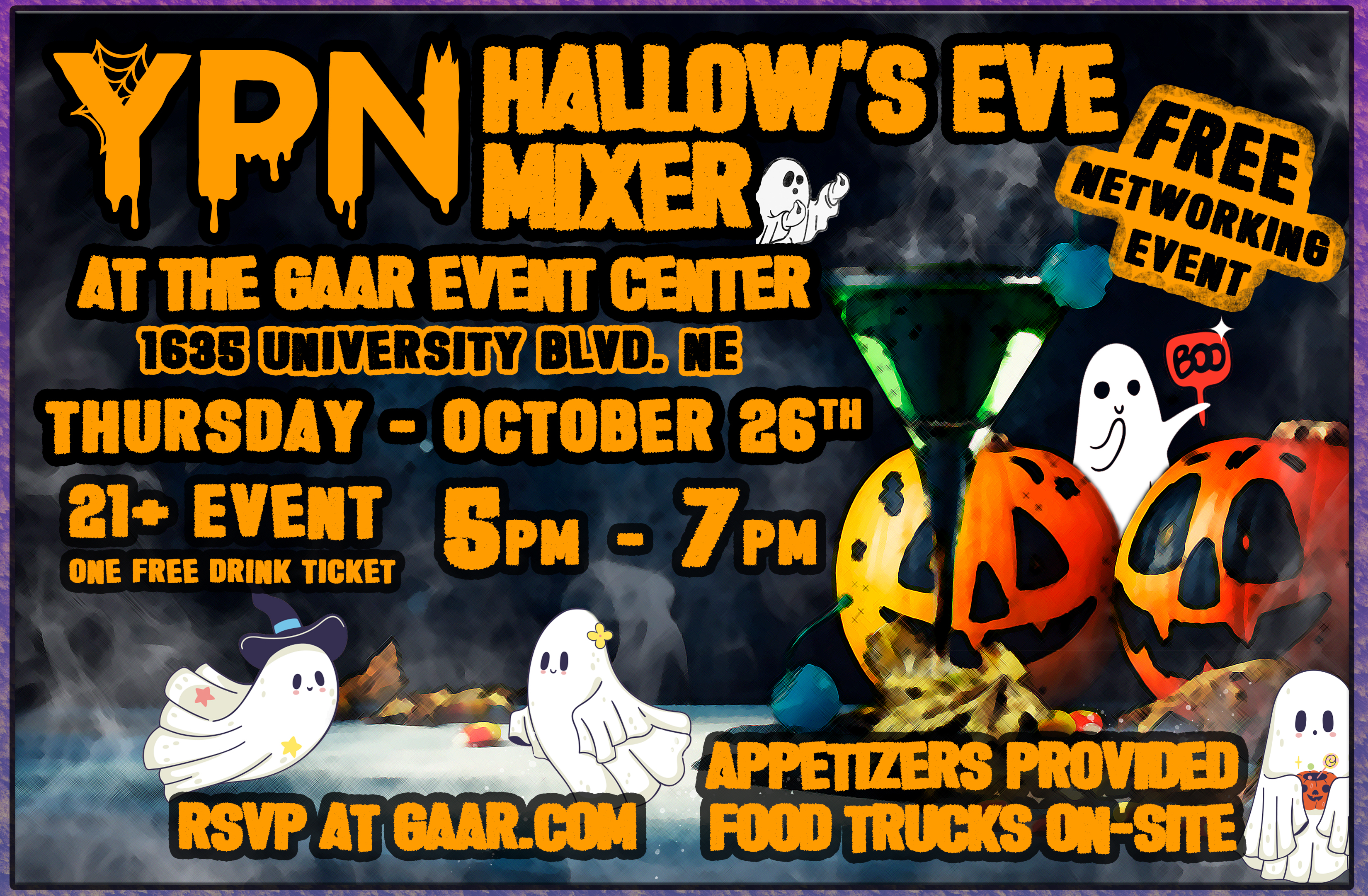 YPN’s Hallow’s Eve Mixer on October 26th