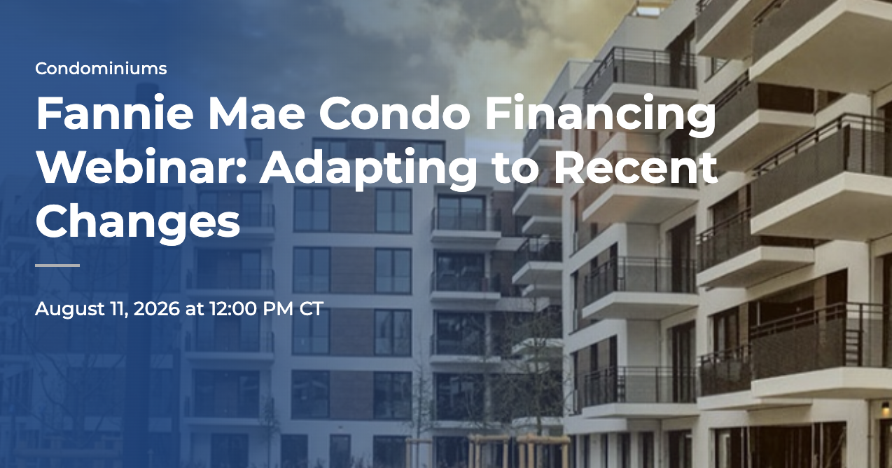 NAR’s Condo Financing Webinar