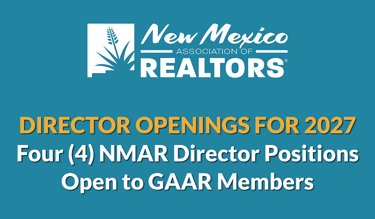 Take Your Leadership Statewide: Serve on the NMAR Board