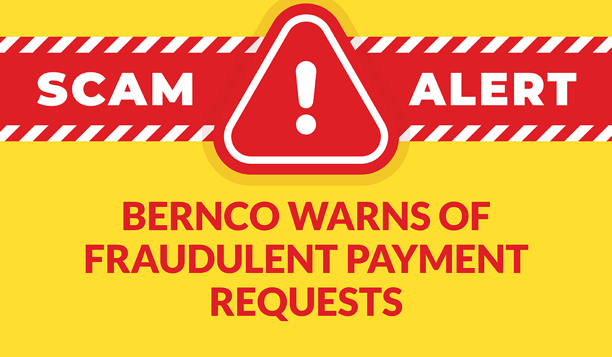 BernCo Issues Warning About Wire Transfer Scam