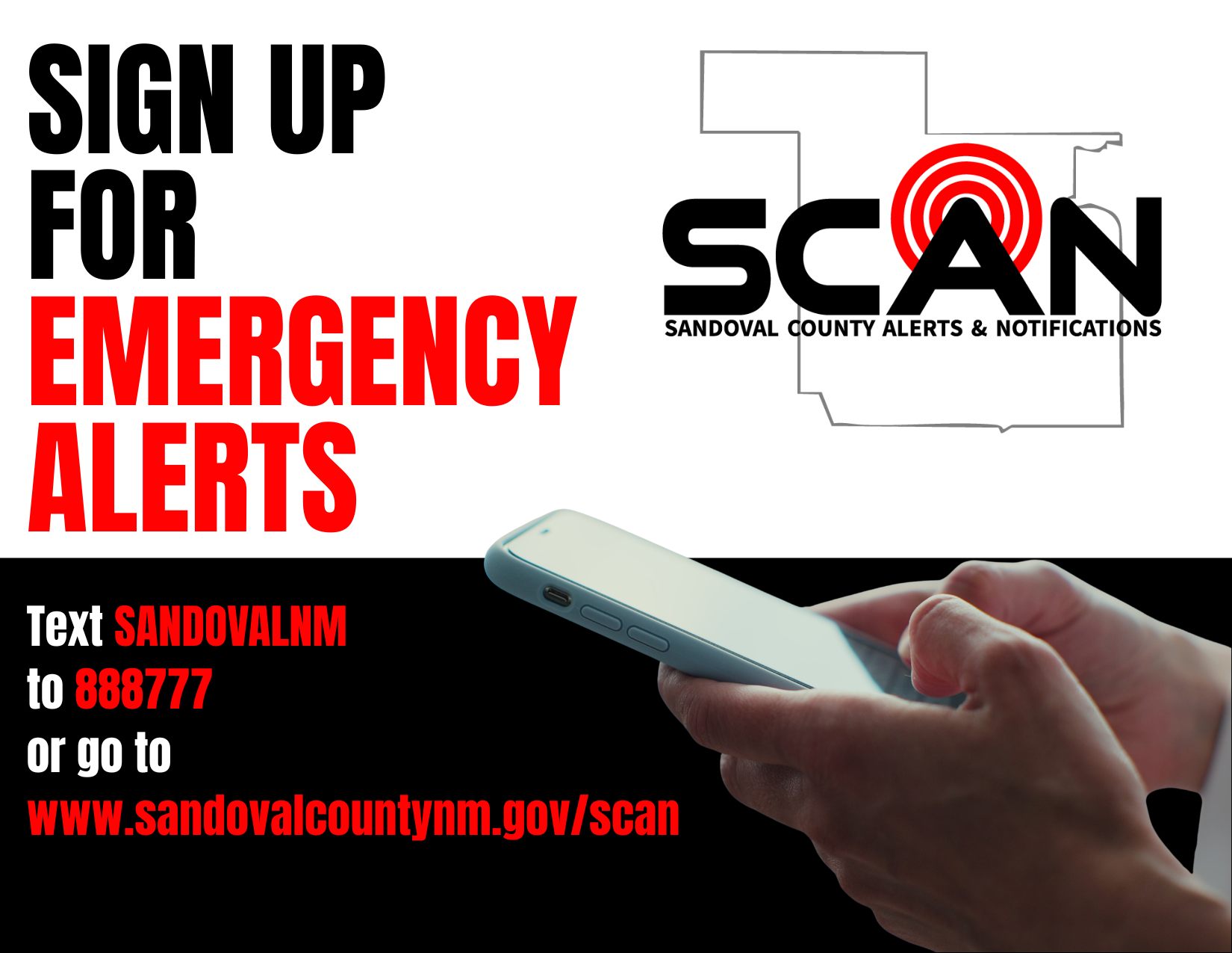 Sandoval County Releases New Emergency Alert System