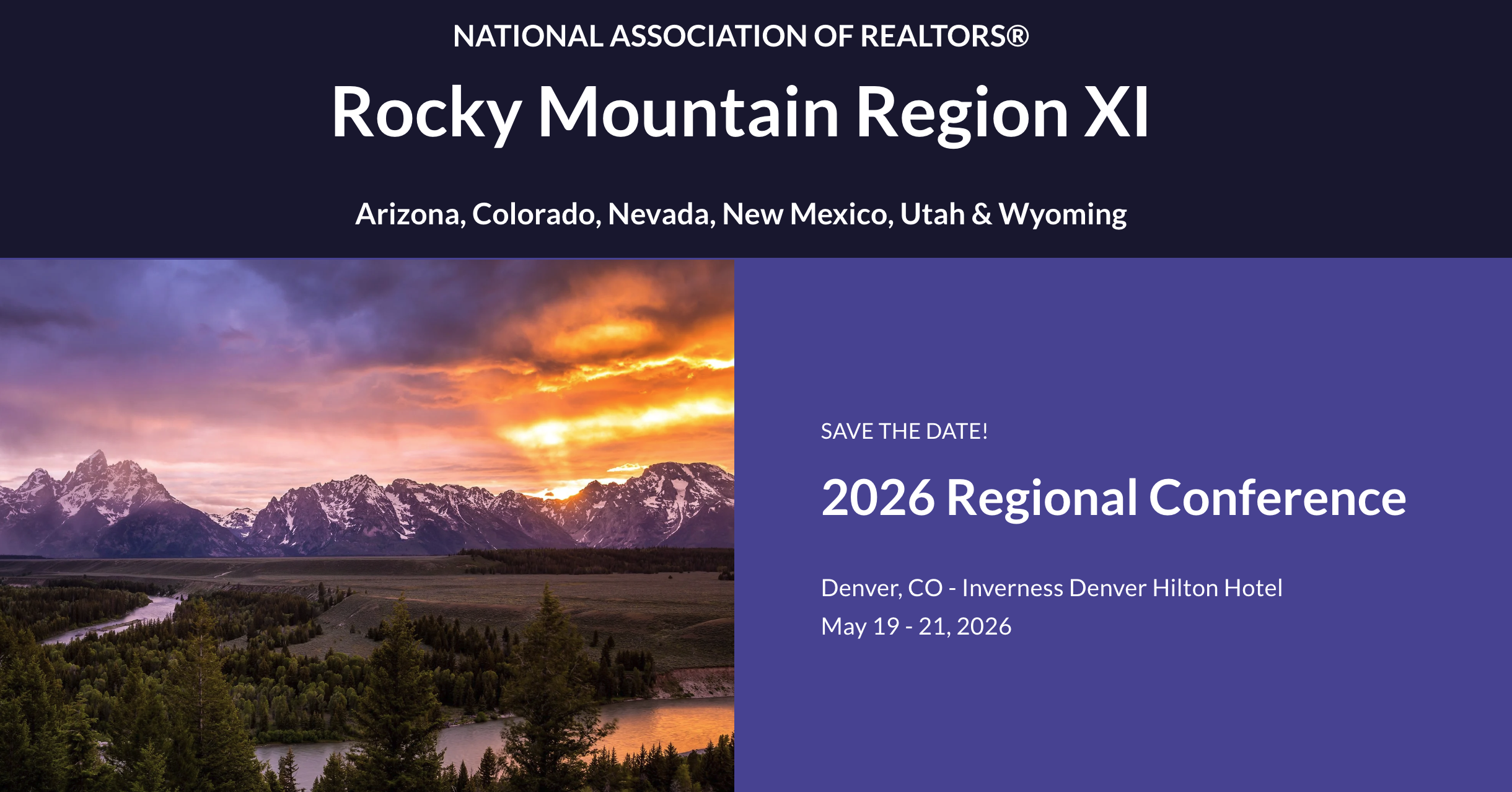 Save the Date: 2026 Rocky Mountain Region XI Conference