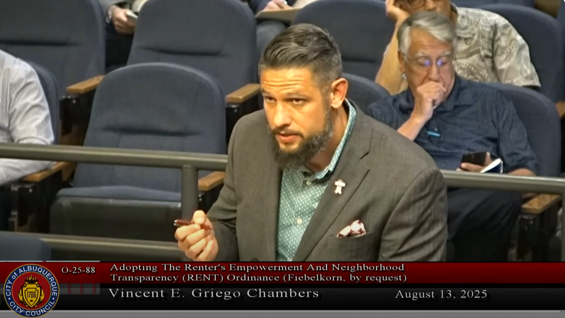 GAAR President Chris Shain Tanner speaking at LUPZ Committee Meeting