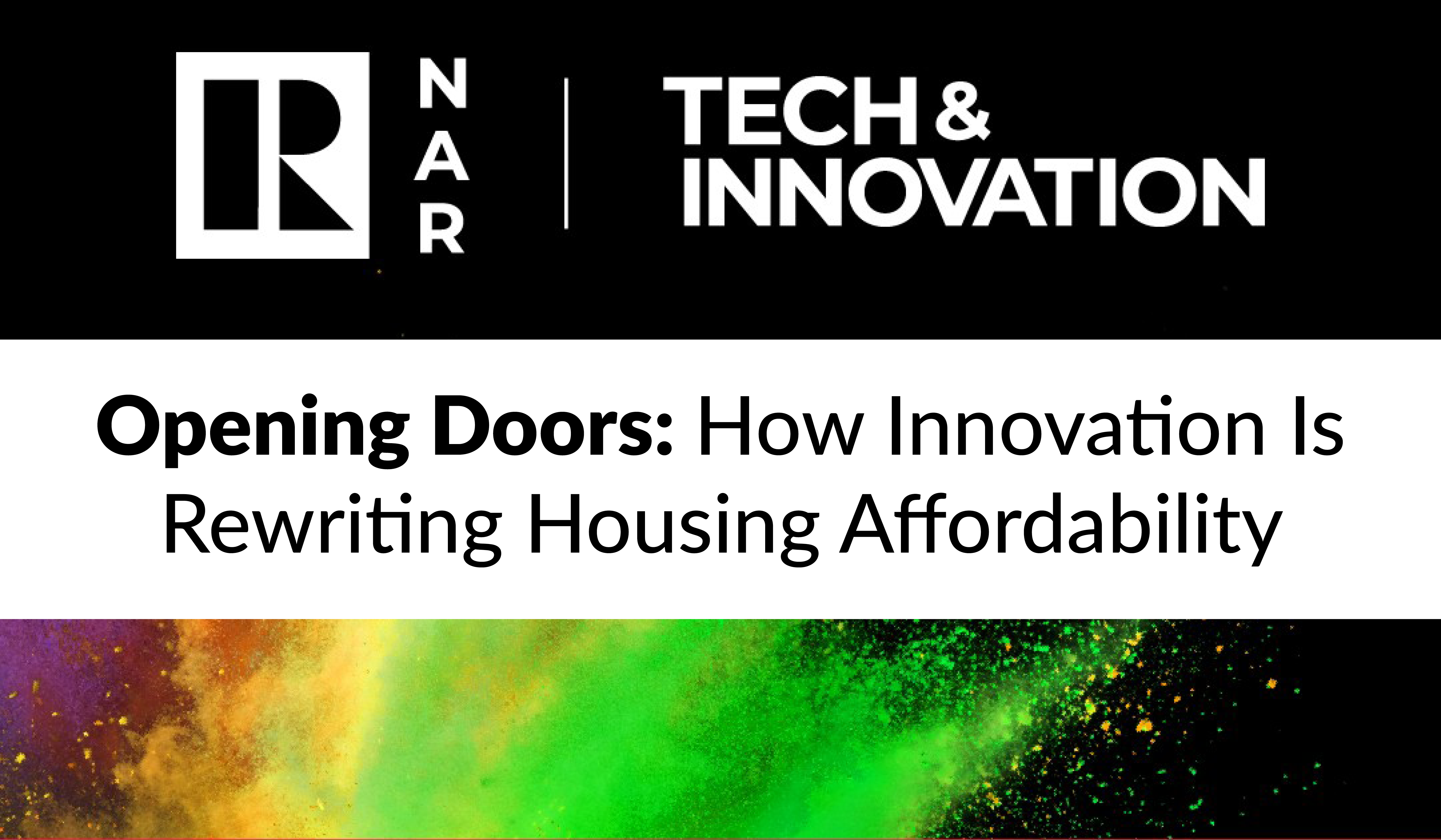 NAR Webinar: Opening Doors - How Innovation Is Rewriting Housing Affordability