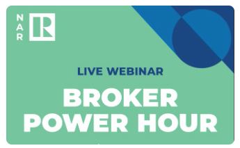 NAR Legal Update & RPR® on Wednesday at 11:00 am