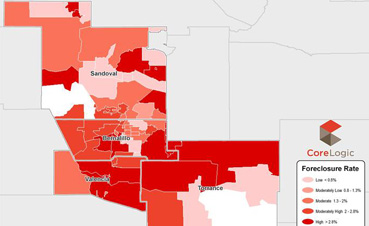 Albuquerque area foreclosures, delinquencies hover above national average