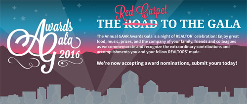 Nominate your favorite REALTORS® (or yourself) for the Awards Gala by this Friday
