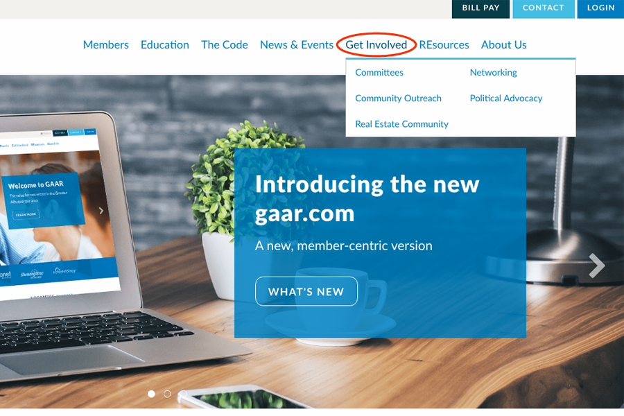 How to “Get Involved” through gaar.com