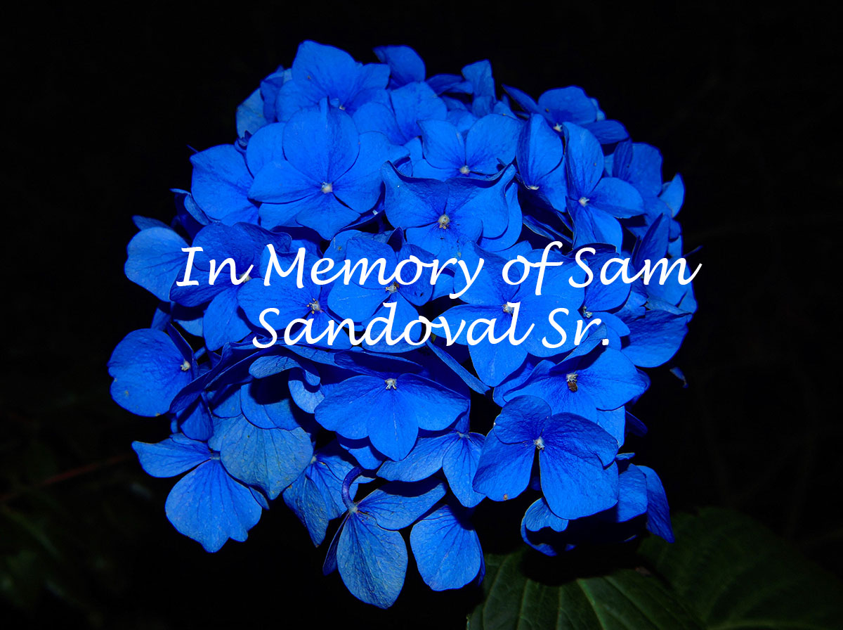 In Memory of Sam Sandoval Sr.
