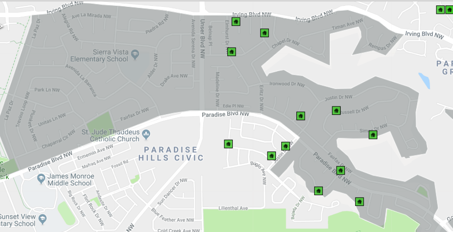 New Overlay Shape: Paradise Hills Special Zoning District