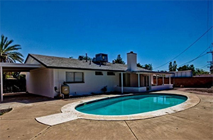 Photo: Pool in backyard