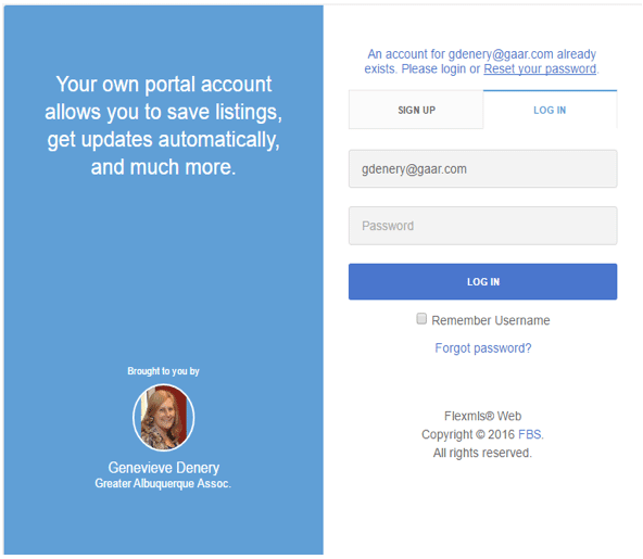Flexmls Fargo Nd Login - Login page