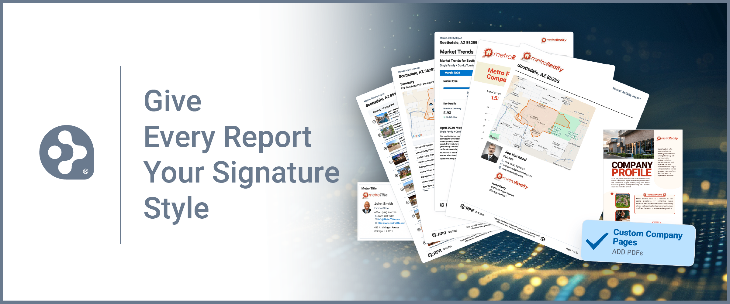 Make RPR Reports Your Own with Custom Pages