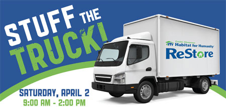 Help us “Stuff the Truck” for Habitat for Humanity