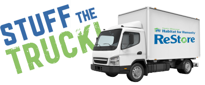 This Saturday – “Stuff the Truck” to raise funds for Habitat for Humanity