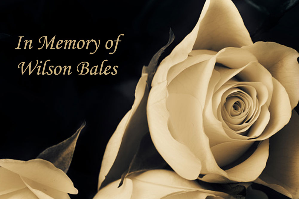 In Memory of Wilson Bales