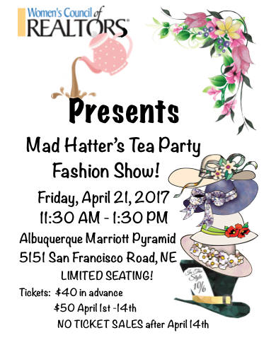 Women's Council of REALTORS presents Mad Hatter's Tea Party Fashion Show